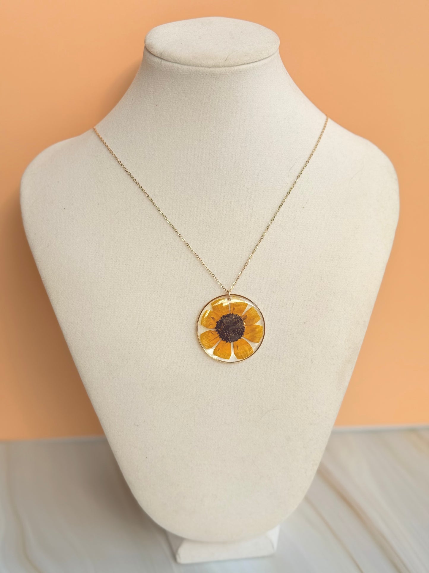Sunflower Necklace