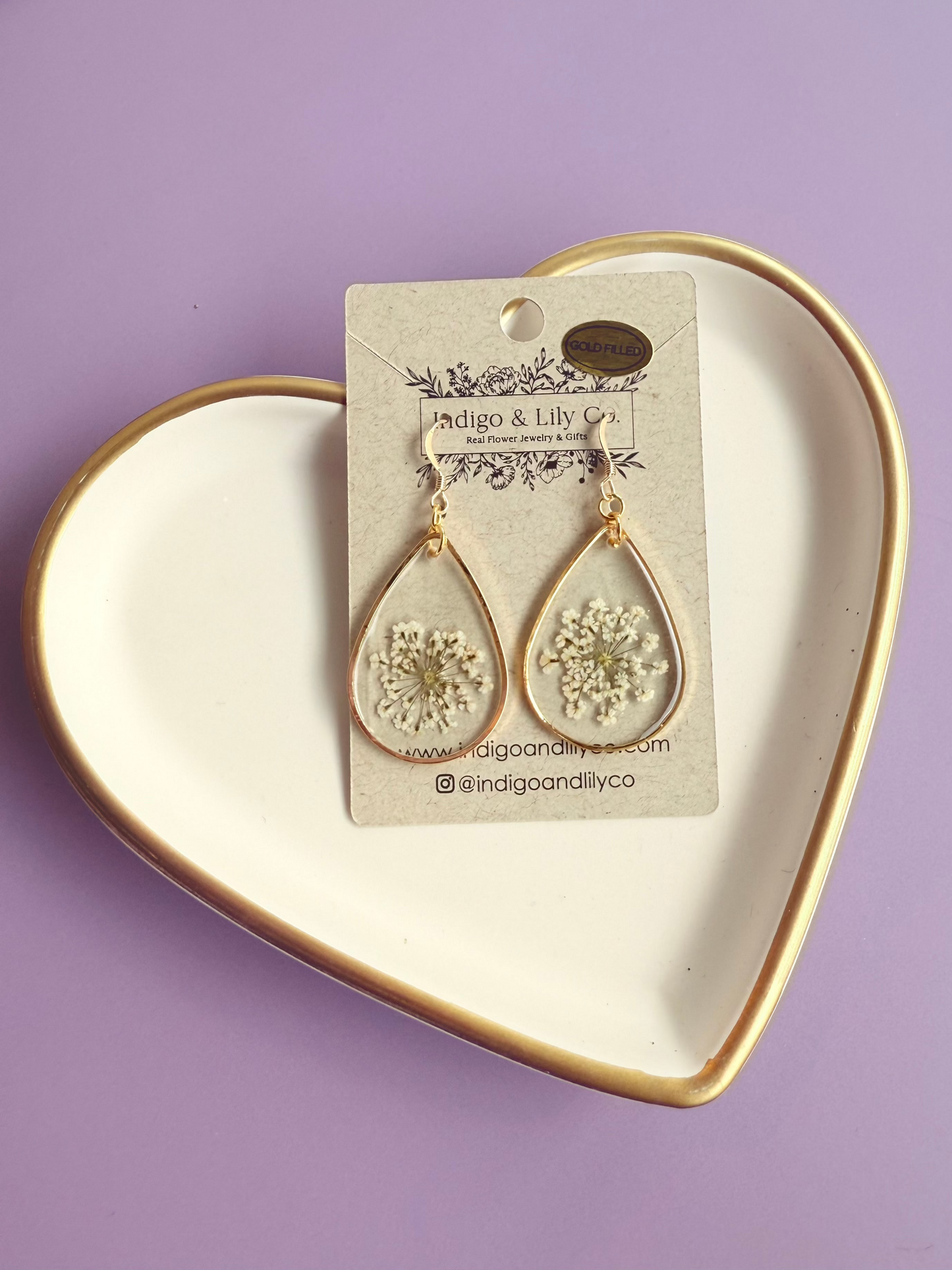Queen Anne's Lace Earrings