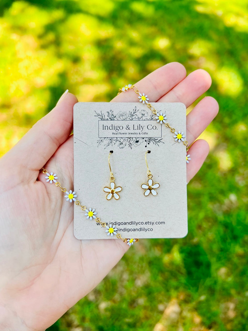 Daisy Charm Earrings