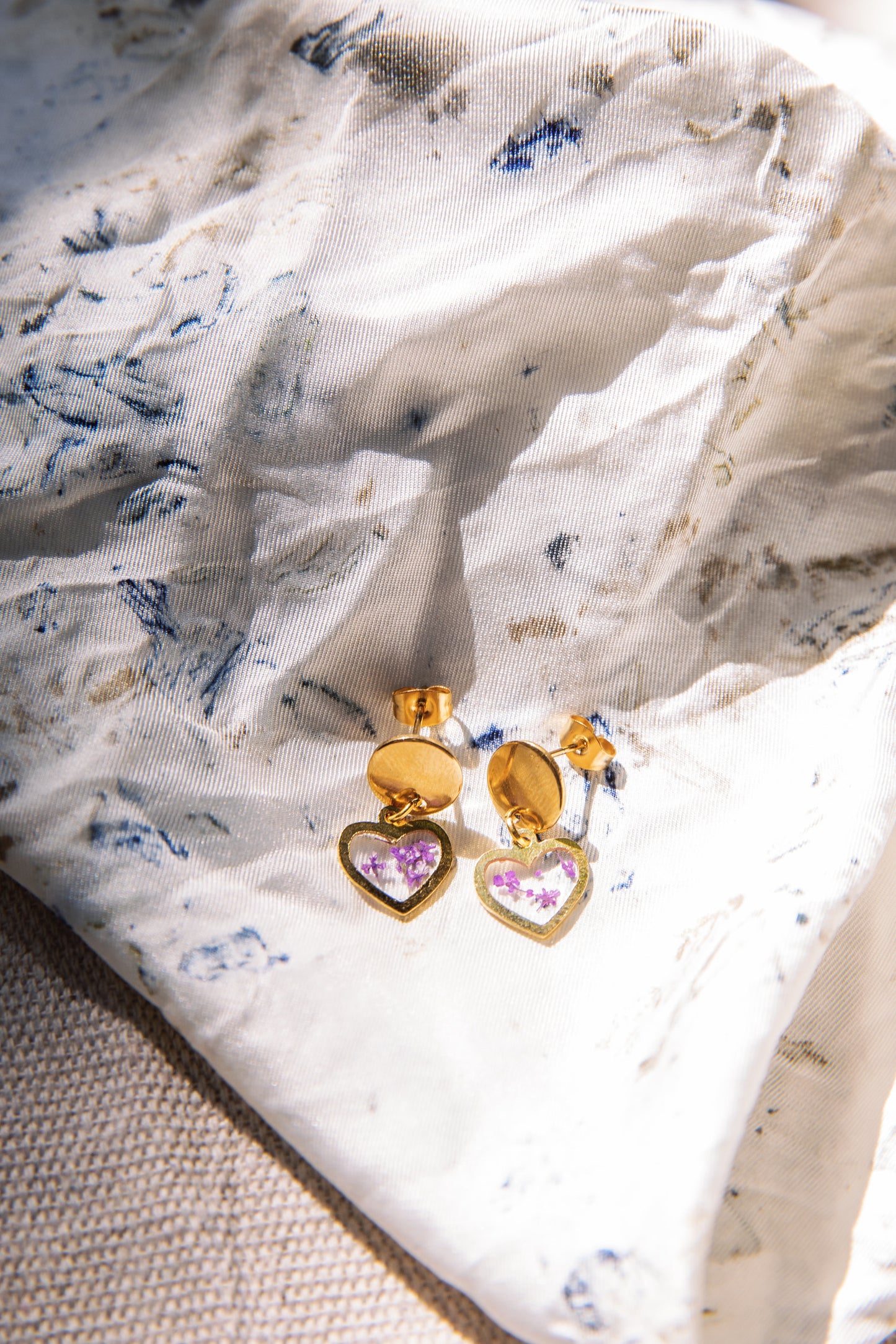 Heart Stud Earrings