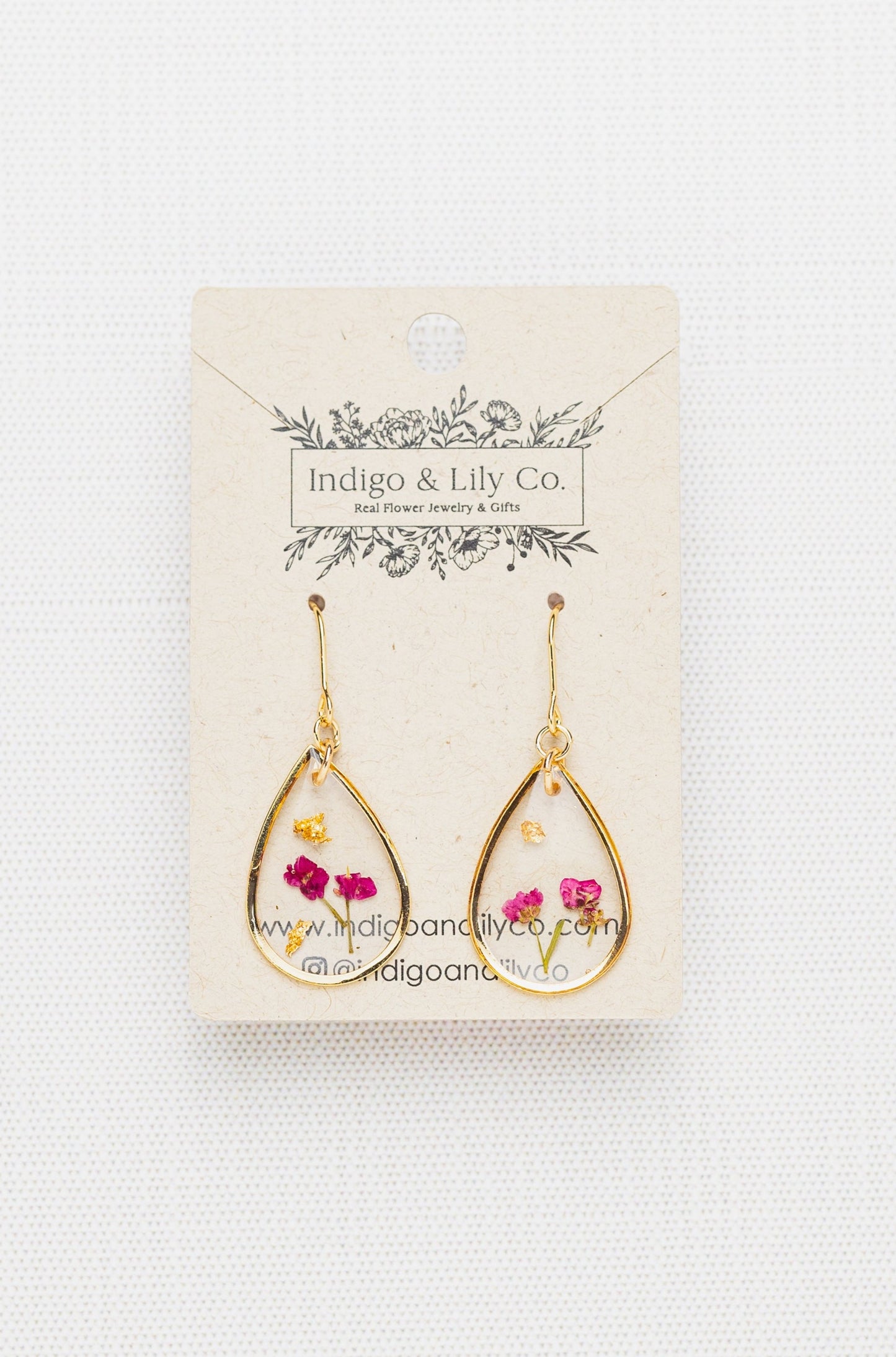 Alyssum Teardrop Earrings