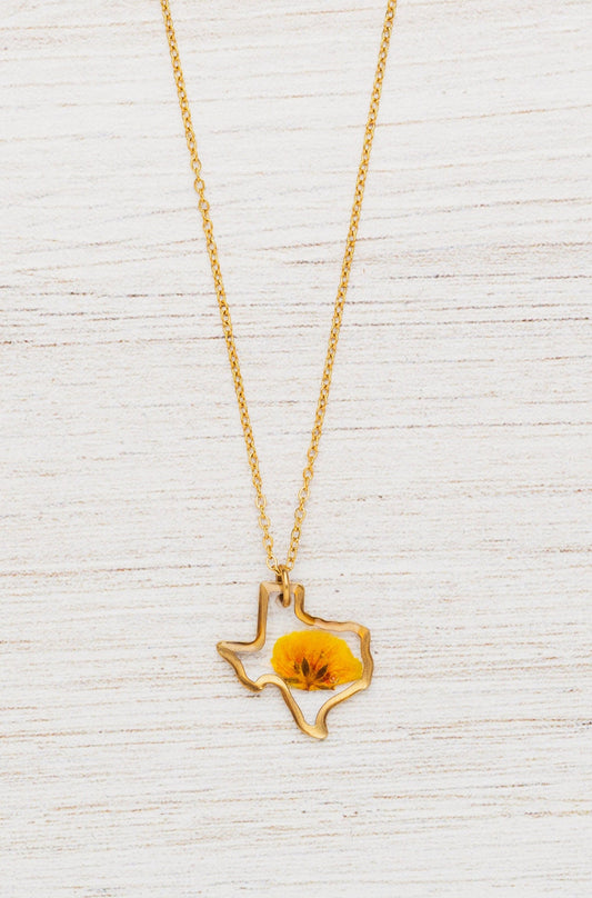 Texas Floral Necklace