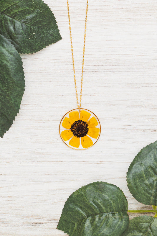 Sunflower Necklace
