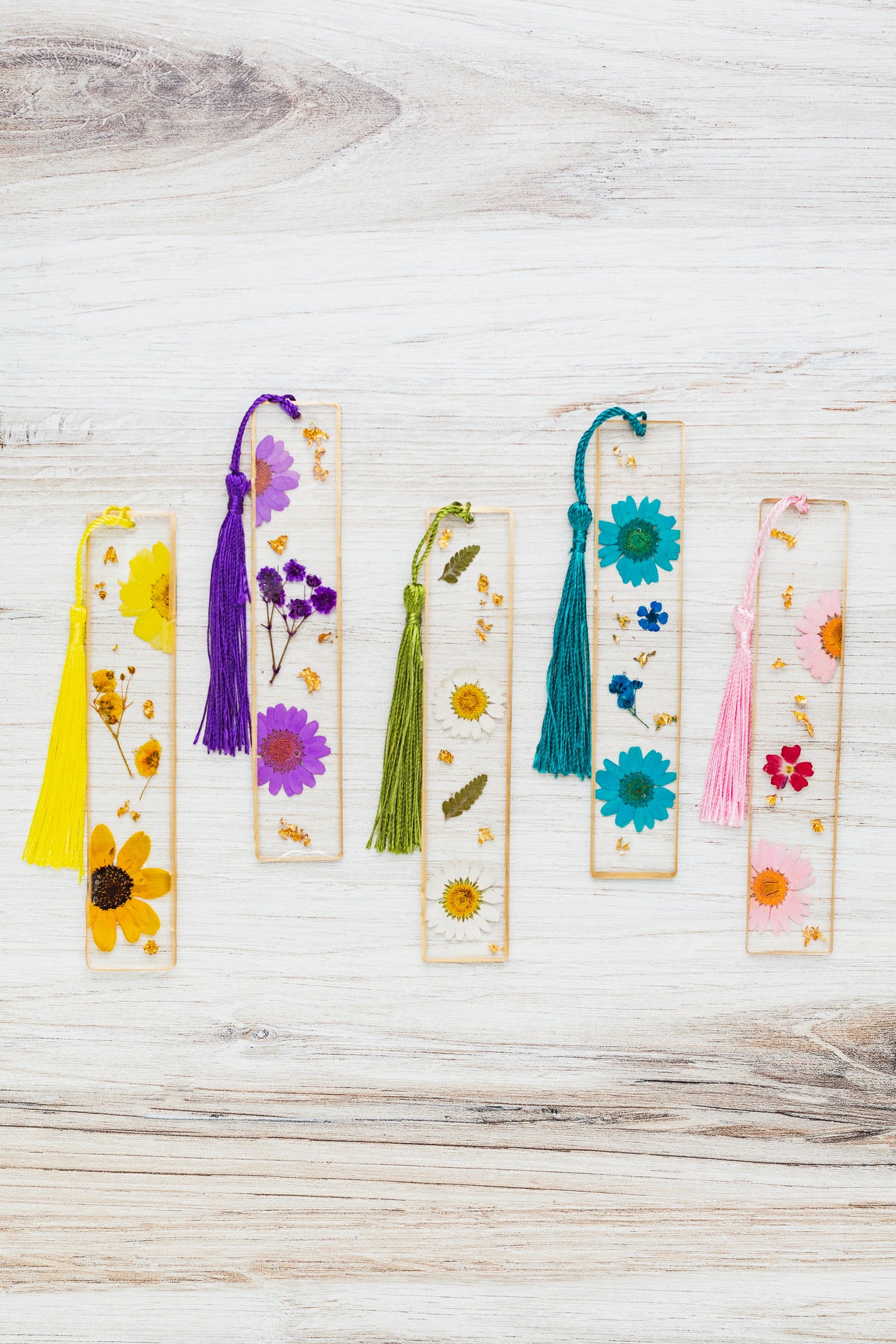 Pressed Flower Bookmarks
