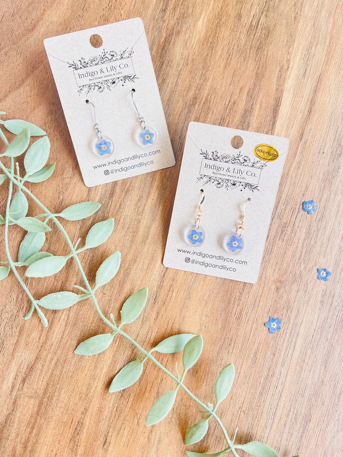 Forget-Me-Not Earrings