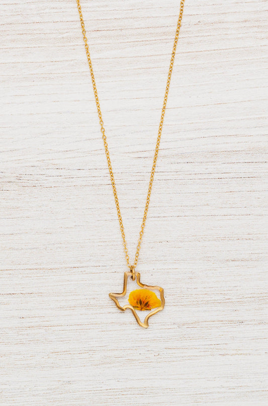 Texas Floral Necklace