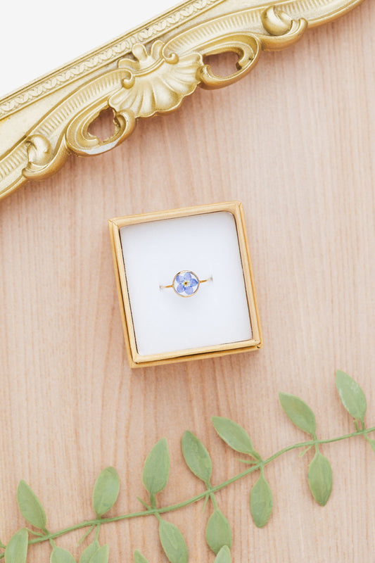 Forget-Me-Not Ring - 14k Gold fill